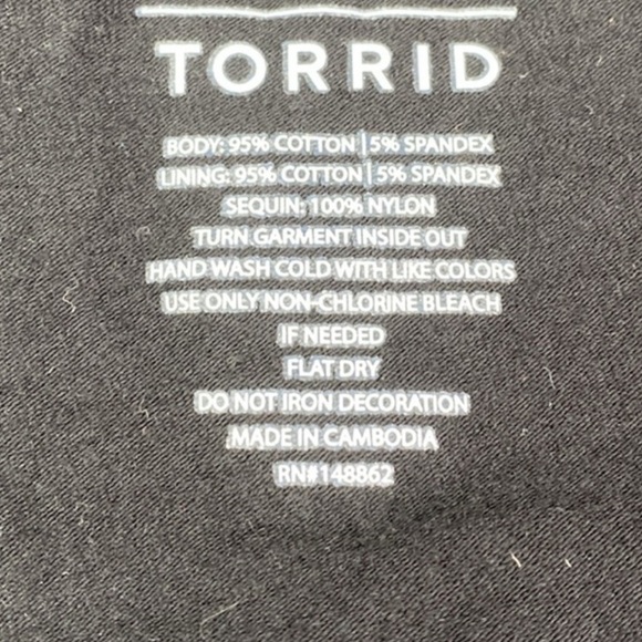 Torrid rainbow sequin front pants 1x 14/16 - Picture 5 of 6